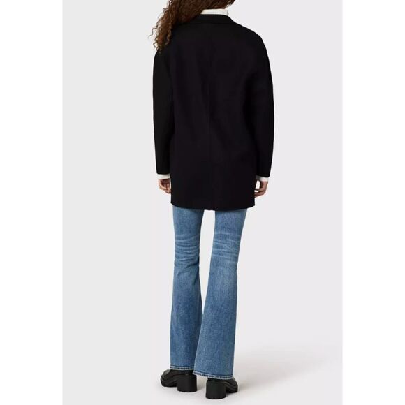 Rag & Bone Danny Splittable Wool Blend Coat Black Size XS Womens - Picture 2 of 7